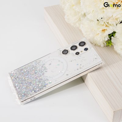 Gizmo เคส รุ่น Defense Candy Glitter case เคสสำหรับชาร์จ เคสใสมีกลิตเตอร์ samsung s24+/24 ultra
