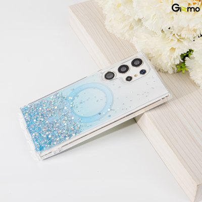 Gizmo เคส รุ่น Defense Candy Glitter case เคสสำหรับชาร์จ เคสใสมีกลิตเตอร์ samsung s24+/24 ultra