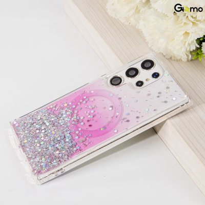 Gizmo เคส รุ่น Defense Candy Glitter case เคสสำหรับชาร์จ เคสใสมีกลิตเตอร์ samsung s24+/24 ultra