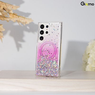 Gizmo เคส รุ่น Defense Candy Glitter case เคสสำหรับชาร์จ เคสใสมีกลิตเตอร์ samsung s24+/24 ultra