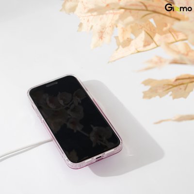 Gizmo เคส รุ่น Defense Candy Glitter case เคสสำหรับชาร์จ เคสใสมีกลิตเตอร์ สีฟ้า/ชมพู/เขียว รองรับiPhone 15/15+