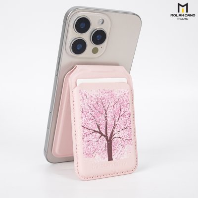 Molan Cano Card Pocket magsafe Flip Stand ขาตั้ง Smartphone พร้อมช่องเก็บบัตร แบบแม่เหล็ก