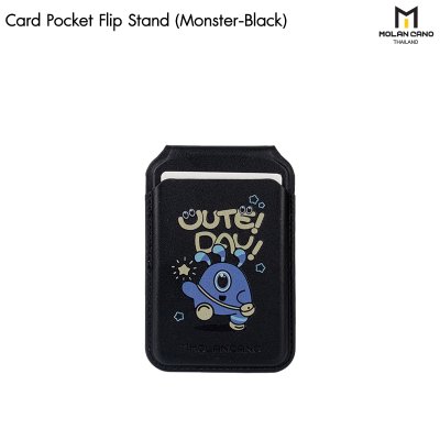 Molan Cano Card Pocket magsafe Flip Stand ขาตั้ง Smartphone พร้อมช่องเก็บบัตร แบบแม่เหล็ก