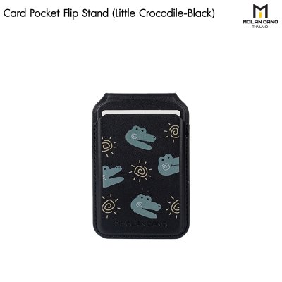 Molan Cano Card Pocket magsafe Flip Stand ขาตั้ง Smartphone พร้อมช่องเก็บบัตร แบบแม่เหล็ก