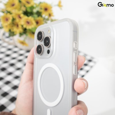 Gizmo case เคสชาร์จได้ ขอบสี-หลังด้าน รุ่น Defense matte magsafe รองรับ 15/15+/15P/15PM (หมายเหตุ/ทักแชท บอกรุ่น)