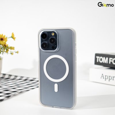 Gizmo case เคสชาร์จได้ ขอบสี-หลังด้าน รุ่น Defense matte magsafe รองรับ 15/15+/15P/15PM (หมายเหตุ/ทักแชท บอกรุ่น)