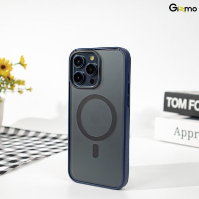 Gizmo case เคสชาร์จได้ ขอบสี-หลังด้าน รุ่น Defense matte magsafe รองรับ 15/15+/15P/15PM (หมายเหตุ/ทักแชท บอกรุ่น)