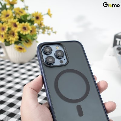 Gizmo case เคสชาร์จได้ ขอบสี-หลังด้าน รุ่น Defense matte magsafe รองรับ 15/15+/15P/15PM (หมายเหตุ/ทักแชท บอกรุ่น)