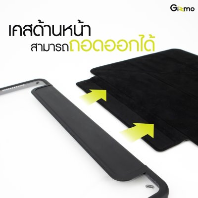 Gizmo Case เคสถอดฝาได้ ฝาสีดำ-หลังใส 2in1 สำหรับ I Pad Air 4/5,Pro 11 ขนาด 10.9 นิ้ว