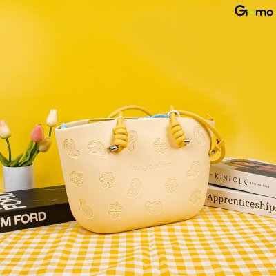 Fungoofun Cashew Nut Tote Bag กระเป๋าสะพายไหล่ พร้อมกระเป๋าด้านในแบบถอดได้ รุ่น F544