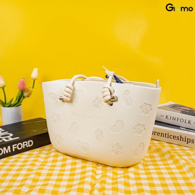 Fungoofun Cashew Nut Tote Bag กระเป๋าสะพายไหล่ พร้อมกระเป๋าด้านในแบบถอดได้ รุ่น F544