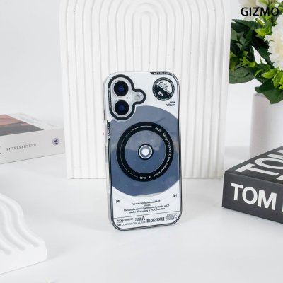 GIZMO WWPC Crystal Clear Case With magsafe เคสใสกันกระแทก ลาย Warning Signs & Disc iPhone 17