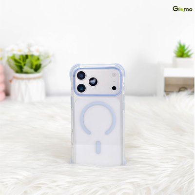 AOKX Color Shield with MagSafe สำหรับ iPhone 17/18 Series เคสใสดีไซน์ขอบสี