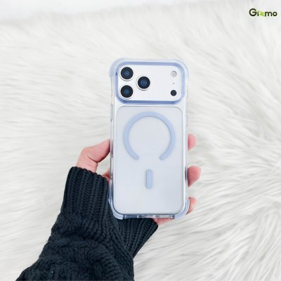 AOKX Color Shield with MagSafe สำหรับ iPhone 17/18 Series เคสใสดีไซน์ขอบสี