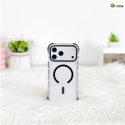 AOKX Color Shield with MagSafe สำหรับ iPhone 17/18 Series เคสใสดีไซน์ขอบสี