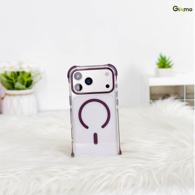 AOKX Color Shield with MagSafe สำหรับ iPhone 17/18 Series เคสใสดีไซน์ขอบสี
