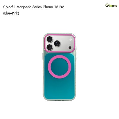 Gizmo Colorful Magnetic MagSafe iPhone 17/18 Series เคสไฮบริดหลังแข็งขอบนิ่ม รองรับ MagSafe
