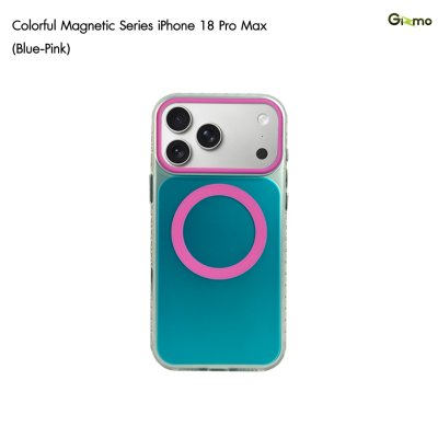 Gizmo Colorful Magnetic MagSafe iPhone 17/18 Series เคสไฮบริดหลังแข็งขอบนิ่ม รองรับ MagSafe
