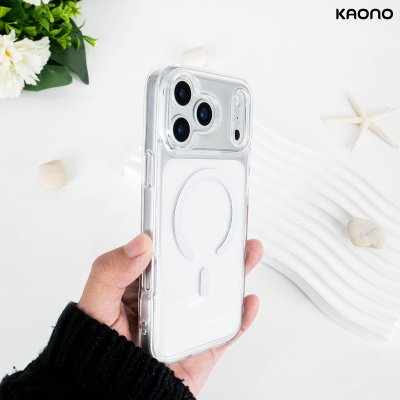 KAONO Defense Shield MagSafe เคสใสกันกระแทกกันเลนส์ สำหรับ iPhone 17 Pro/17 Pro Max