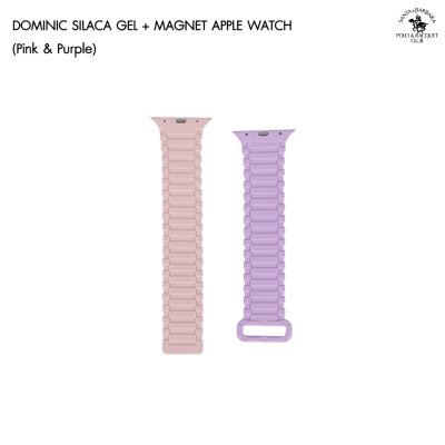 Polo Dominic Watchband Santa Barbara สายนาฬิกาแม่เหล็กซิลิกาเจลทูโทน 42/44/45 mm. ลิขสิทธิ์แท้