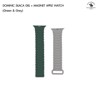 Polo Dominic Watchband Santa Barbara สายนาฬิกาแม่เหล็กซิลิกาเจลทูโทน 42/44/45 mm. ลิขสิทธิ์แท้