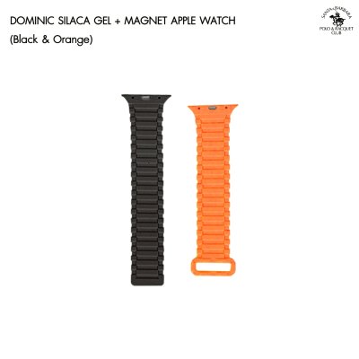 Polo Dominic Watchband Santa Barbara สายนาฬิกาแม่เหล็กซิลิกาเจลทูโทน 42/44/45 mm. ลิขสิทธิ์แท้