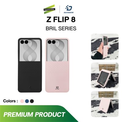 DUX DUCIS Bril Series เคสหนัง สำหรับ Samsung Galaxy Z Flip 8 (Magnetic Version)