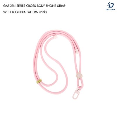 Dux Ducis GAREN Series Cross-body Phone Lanyard with Begonia Pattern สายสะพายคล้องคอมือถือ