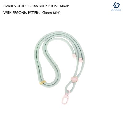 Dux Ducis GAREN Series Cross-body Phone Lanyard with Begonia Pattern สายสะพายคล้องคอมือถือ