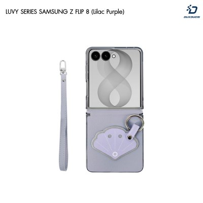 Dux Ducis Luvy Series Case เคสลายปักพรีเมียมพร้อมสายคล้องมือ for Samsung Galaxy Z Flip 8