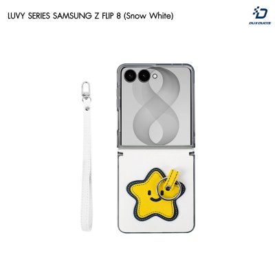 Dux Ducis Luvy Series Case เคสลายปักพรีเมียมพร้อมสายคล้องมือ for Samsung Galaxy Z Flip 8