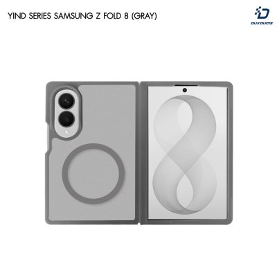Dux Ducis Yind Series Case เคสใสแมท ป้องกันบานพับรองรับ MagSafe for Samsung Galaxy Z Fold 8