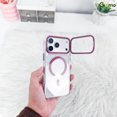 Gizmo Camera Stand MagSafe iPhone 17/18 Series เคสใสขาตั้งกล้องแม่เหล็ก