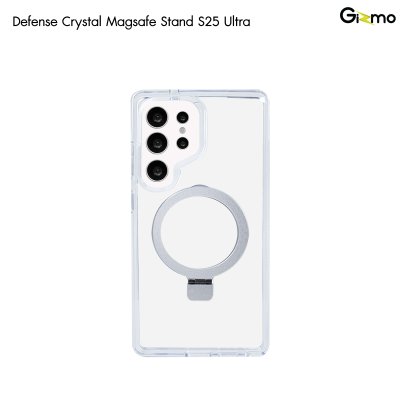 Gizmo เคส Defense Crystal Magsafe Stand Samsung Galaxy s25 Ultra series เคสใส กันกระแทก มีขาตั้ง เคสชาร์จได้