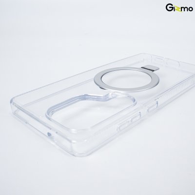 Gizmo เคส Defense Crystal Magsafe Stand Samsung Galaxy s25 Ultra series เคสใส กันกระแทก มีขาตั้ง เคสชาร์จได้