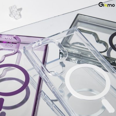 Gizmo เคส รุ่น Defense Crystal magsafe case เคสสำหรับชาร์จ เคสใส TPU-GEL Samsung s24 ultra