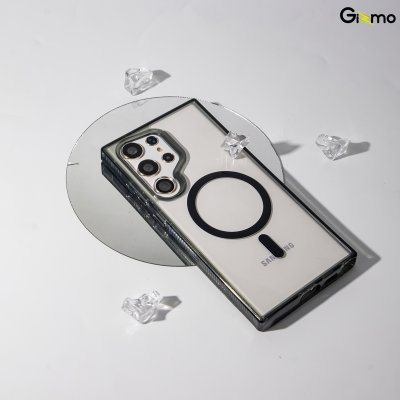 Gizmo เคส รุ่น Defense Crystal magsafe case เคสสำหรับชาร์จ เคสใส TPU-GEL Samsung s24 ultra