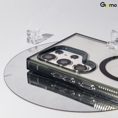 Gizmo เคส รุ่น Defense Crystal magsafe case เคสสำหรับชาร์จ เคสใส TPU-GEL Samsung s24 ultra