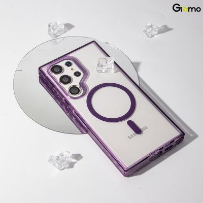 Gizmo เคส รุ่น Defense Crystal magsafe case เคสสำหรับชาร์จ เคสใส TPU-GEL Samsung s24 ultra