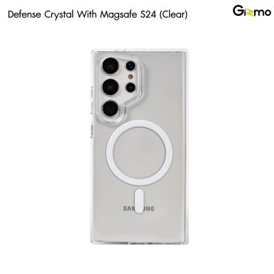 Gizmo เคส รุ่น Defense Crystal magsafe case เคสสำหรับชาร์จ เคสใส TPU-GEL Samsung s24 ultra