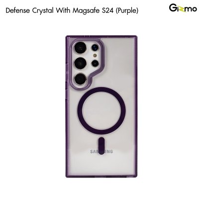 Gizmo เคส รุ่น Defense Crystal magsafe case เคสสำหรับชาร์จ เคสใส TPU-GEL Samsung s24 ultra