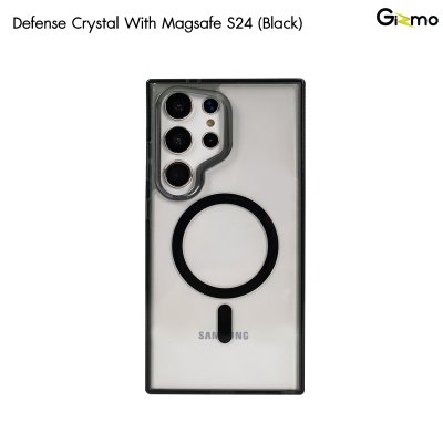 Gizmo เคส รุ่น Defense Crystal magsafe case เคสสำหรับชาร์จ เคสใส TPU-GEL Samsung s24 ultra