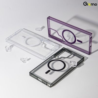 Gizmo เคส รุ่น Defense Crystal magsafe case เคสสำหรับชาร์จ เคสใส TPU-GEL Samsung s24 ultra