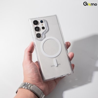 Gizmo เคส รุ่น Defense Crystal magsafe case เคสสำหรับชาร์จ เคสใส TPU-GEL Samsung s24 ultra