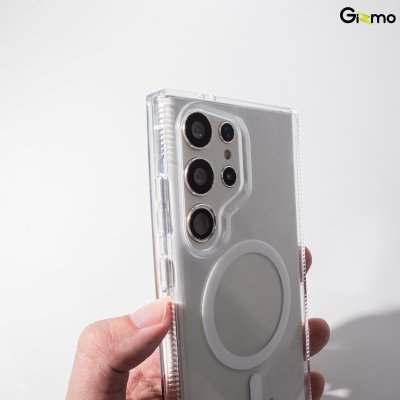 Gizmo เคส รุ่น Defense Crystal magsafe case เคสสำหรับชาร์จ เคสใส TPU-GEL Samsung s24 ultra