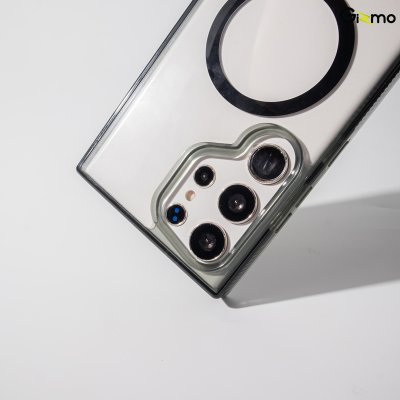 Gizmo เคส รุ่น Defense Crystal magsafe case เคสสำหรับชาร์จ เคสใส TPU-GEL Samsung s24 ultra