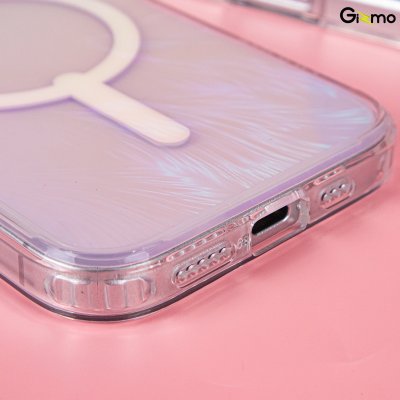 Kaono Defense hologram with magsafe เคสโฮโลแกรม ใสวิ้งค์ กันกระแทก iPhone 16/16+/16Pro/16Pro max