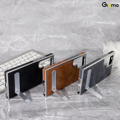 Gizmo เคส รุ่น Defense Leather Stand เคสหนังกันกระแทก มีขาตั้งในตัว Samsung s24 ultra