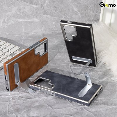 Gizmo เคส รุ่น Defense Leather Stand เคสหนังกันกระแทก มีขาตั้งในตัว Samsung s24 ultra