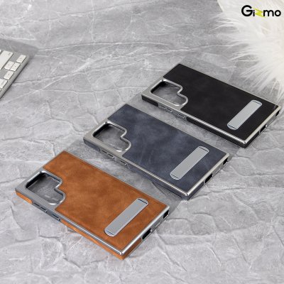 Gizmo เคส รุ่น Defense Leather Stand เคสหนังกันกระแทก มีขาตั้งในตัว Samsung s24 ultra